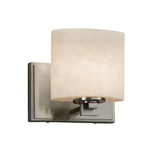 Clouds Era - 7 Inch ADA Wall Sconce with Oval Cloud Resin Shades - 1038043
