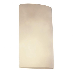 Clouds - 18.75 Inch ADA Really Big Cylinder Wall Sconce with Rectangle Cloud Resin Shades - 1038226