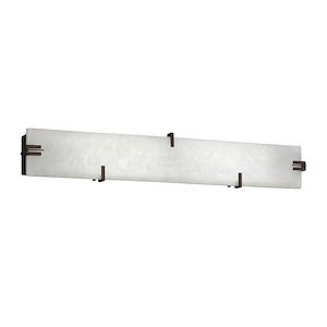 Clouds Clips - 36 Inch Linear Wall/Bath Vanity with Cloud Resin Shades - 924425