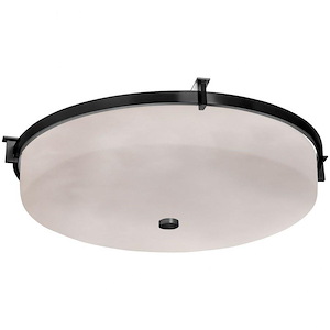 Clouds Era - 20.75 Inch Round Flush Mount with Round Cloud Resin Shades