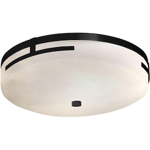 Clouds Atlas - 14 Inch Round Flush Mount with Round Cloud Resin Shades