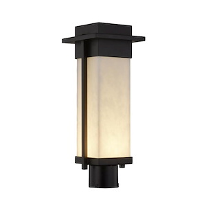 Clouds Pacific - 18 Inch Outdoor Post Light with Rectangle Cloud Resin Shades