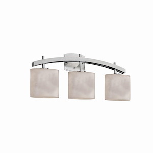 Clouds Archway - 25.5 Inch Bath Bar with Oval Cloud Resin Shades