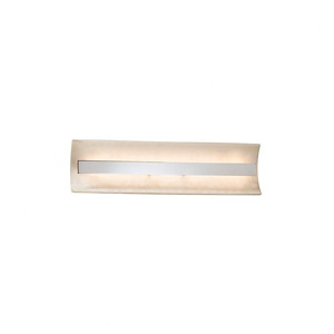 Clouds Contour - 21 Inch Linear Wall/Bath Vanity with Cloud Resin Shades - 924353