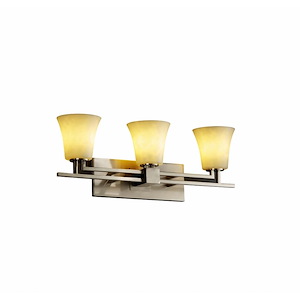 Clouds Aero - 26 Inch Bath Bar with Round Flared Cloud Resin Shades