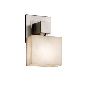 Clouds Aero - 9.25 Inch ADA No Arms Wall Sconce with Rectangle Cloud Resin Shades