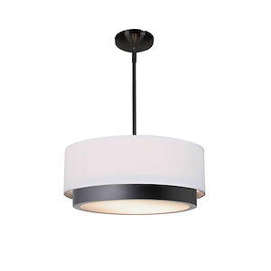 Tate - 15.75 Inch 30W 1 LED Drum Pendant