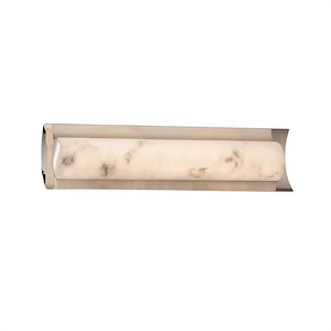 LumenAria Lineate - 21.5 Inch 19W LED Linear Wall/Bath Vanity with Faux Alabaster Shade - 923369