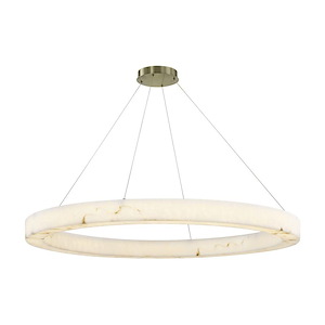 LumenAria Medley - 86W 1 LED Ring Pendant-3.5 Inch Tall and 52 Inch Wide - 1366670
