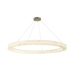 LumenAria Medley - 92W 1 LED Ring Pendant-3.5 Inch Tall and 62 Inch Wide - 1409324