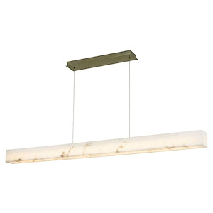 LumenAria Medley - 30W 1 LED Linear Pendant-3.5 Inch Tall and 60 Inch Wide - 1409326
