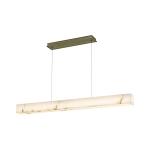 LumenAria Medley - 20W 1 LED Linear Pendant-3.5 Inch Tall and 48 Inch Wide - 1366672