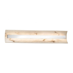 LumenAria Contour - 29 Inch 23W LED Linear Wall/Bath Vanity with Faux Alabaster Shade - 923368