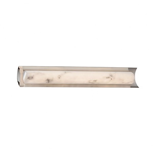 LumenAria Lineate - 30 Inch 23W LED Linear Wall/Bath Vanity with Faux Alabaster Shade - 923370