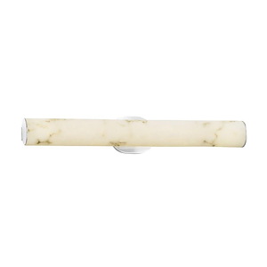 LumenAria Eliptical - 28 Inch 23W LED ADA Linear Wall/Bath Vanity with Faux Alabaster Shade - 923379