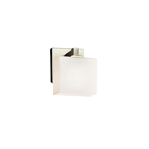Fusion Regency - 1 Light ADA Wall Sconce with Rectangle Opal Glass Shade - 1034806