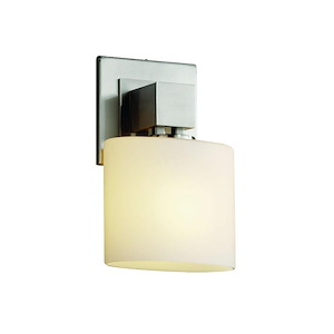 Fusion Aero - 1 Light ADA No Arms Wall Sconce with Oval Opal Glass Shade - 1034914