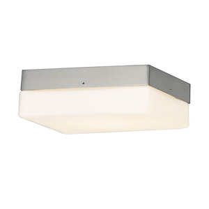 Fusion - 22W 1 LED Square Flush Mount-3.5 Inch Tall and 9 Inch Wide - 1379006