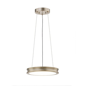 Fusion - 33W 1 LED Pendant-3 Inch Tall and 12.5 Inch Wide - 1379008