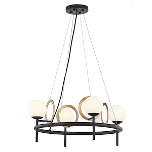 Fusion Halo - 4 Light Chandelier