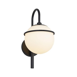 Saturn - 1 Light Outdoor Wall Sconce In Minimalist Style-14.5 Inches Tall and 7.5 Inches Wide