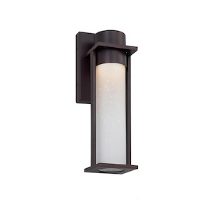 Wooster - 14W 1 LED Outdoor Wall Sconce In Minimalist Style-12 Inches Tall and 4.5 Inches Wide