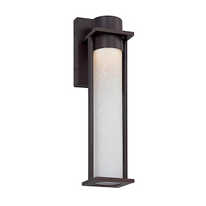 Wooster - 14W 1 LED Outdoor Wall Sconce In Minimalist Style-15 Inches Tall and 4.5 Inches Wide