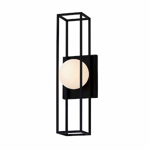 Float - 8W 1 LED Large Outdoor Wall Sconce In Minimalist Style-18 Inches Tall and 5.5 Inches Wide - 1309026