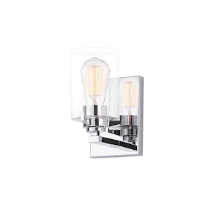 Cilindro - 1 Light Wall Sconce In Minimalist Style-8.25 Inches Tall and 4.75 Inches Wide