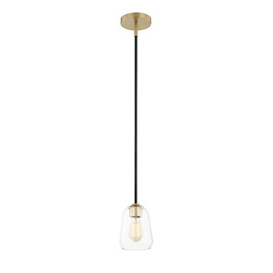 Arcwell - 1 Light Pendant In Minimalist Style-7.5 Inches Tall and 5.5 Inches Wide - 1298218