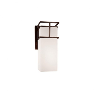 Fusion Structure - 10.75 Inch 12W LED Small Outdoor Wall Sconce - 1034140