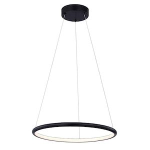 Circola - 22W 1 LED Pendant In Minimalist Style-0.75 Inches Tall and 17 Inches Wide - 1298225