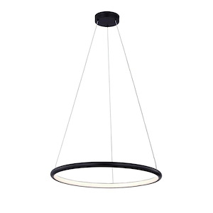 Circola - 27W 1 LED Pendant In Minimalist Style-0.75 Inches Tall and 24.5 Inches Wide - 1298226