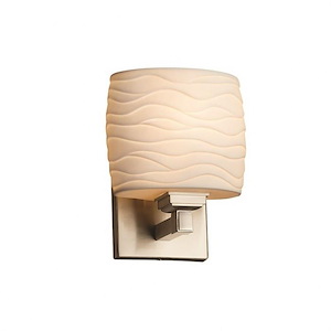 Limoges Regency - 1 Light ADA Wall Sconce with Waves Oval Shade - 1035462