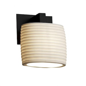 Limoges Modular - 1 Light ADA Wall Sconce with Sawtooth Oval Shade