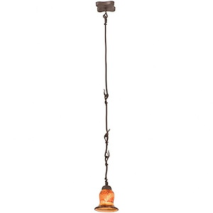 Vine - 1 Light Mini Pendant-9 Inches Tall and 5.5 Inches Wide - 1295100