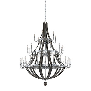 Sharlow - Forty-Two Light 3-Tier Chandelier - 882309
