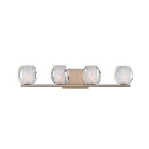 Regent - 12W 4 LED Bath Vanity-5 Inches Tall and 25 Inches Wide - 1294991