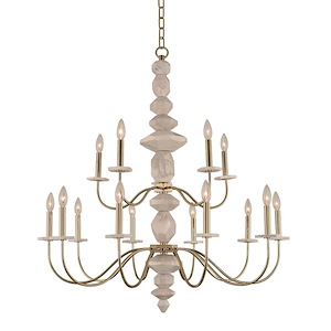 Carrara - Fifteen Light 2-Tier Chandelier - 882242