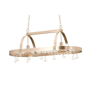 Contemporary - 43.5 Inch Two Light Pot Rack - 882374