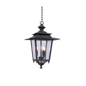 Saddlebrook - Three Light Outdoor Large Hanging Lantern