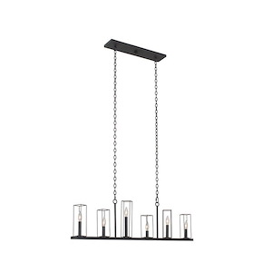 Allston - 6 Light Island In Industrial Style-12 Inches Tall and 5 Inches Wide - 723528