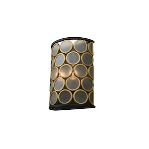 Corsa - 2 Light Wall Sconce In Traditional Style-12 Inches Tall and 5 Inches Wide - 882357