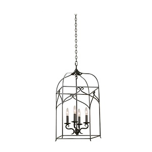 Somers - Four Light Outdoor Small Hanging Lantern - 882463