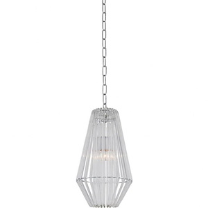 Taza - 1 Light Mini Pendant In Modern Style-16 Inches Tall and 9 Inches Wide - 882234
