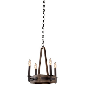 Duluth - Four Light Square Chandelier - 882322