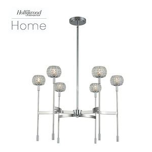 Mae - 36 Inch 18W 6 LED Chandelier