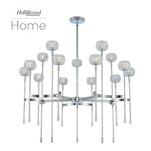 Mae - 42 Inch 45W 3 LED 2-Tier Chandelier