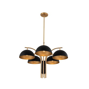 Marcel - 5 Light Chandelier In Contemporary Style-20 Inches Tall and 30 Inches Wide