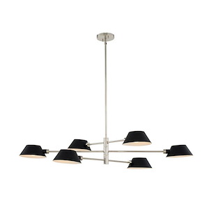 Bruno - 6 Light Island In Modern Style-17 Inches Tall and 14 Inches Wide - 1294899